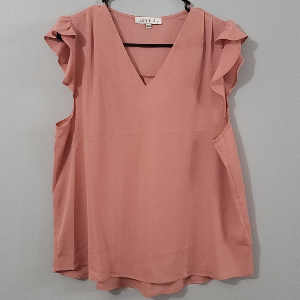 NWOT, Love J blush blouse